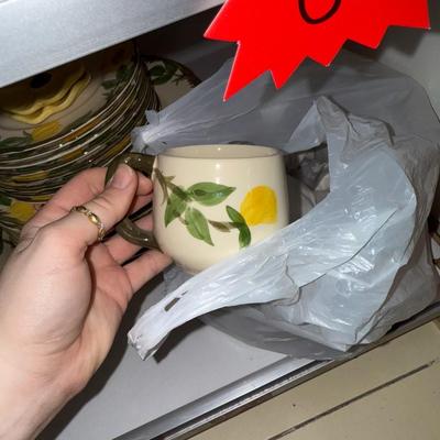 Sale Photo Thumbnail #426: Huge lot of beautiful dishes - handpainted? No label on pieces