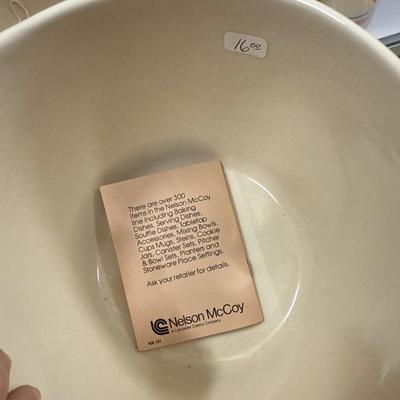 Sale Photo Thumbnail #463: 5 McCoy pink and blue bowls, plus the two bowls inside