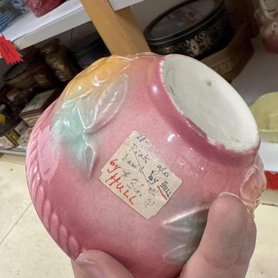 Sale Photo Thumbnail #471: Yellow dish, Hull dishes, blue pig, pink elephant