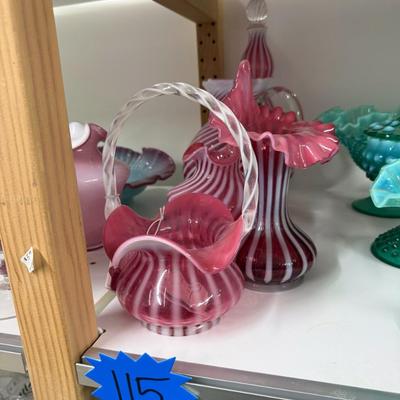 Sale Photo Thumbnail #530: Fenton glass, see photos