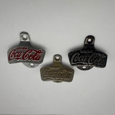 Vintage Coca-Cola Cast Iron Wall Mount Bottle Opene