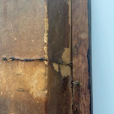 Vintage Catholic Devotional Wall Shrine – Pietà & Last Supper Shadow Box