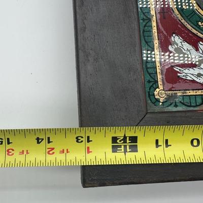 Vintage Catholic Devotional Wall Shrine – Pietà & Last Supper Shadow Box