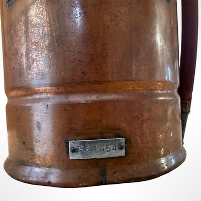 Antique Copper Soda Acid Fire Extinguisher Floor Lamp – Fyr-Fyter Co. Dayton Ohio