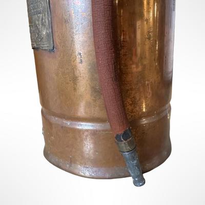 Antique Copper Soda Acid Fire Extinguisher Floor Lamp – Fyr-Fyter Co. Dayton Ohio