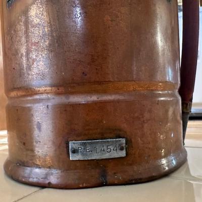 Antique Copper Soda Acid Fire Extinguisher Floor Lamp – Fyr-Fyter Co. Dayton Ohio