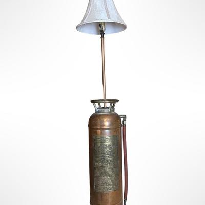 Antique Copper Soda Acid Fire Extinguisher Floor Lamp – Fyr-Fyter Co. Dayton Ohio
