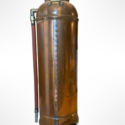 Antique Copper Soda Acid Fire Extinguisher Floor Lamp – Fyr-Fyter Co. Dayton Ohio