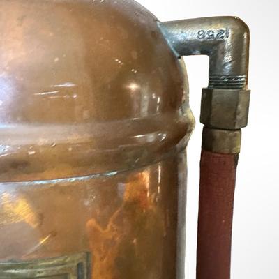 Antique Copper Soda Acid Fire Extinguisher Floor Lamp – Fyr-Fyter Co. Dayton Ohio