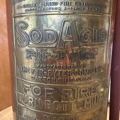 Antique Copper Soda Acid Fire Extinguisher Floor Lamp – Fyr-Fyter Co. Dayton Ohio