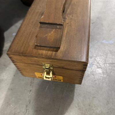 Antique shoe shine box