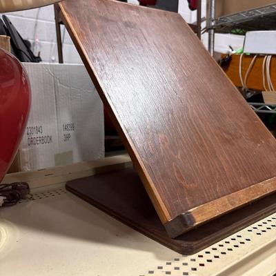 Vintage Scrabble turntable & podium top