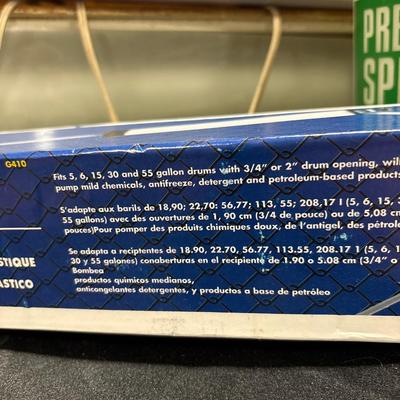 Up to 55 gal pumps (2) & homemade fluorescent light