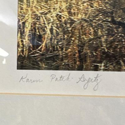 Sale Photo Thumbnail #162: Karen Patch Szeitz signed photograph . 22x17