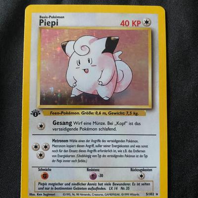 1999 German Clefairy Card