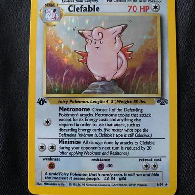 Clefable 1st Edition Holo