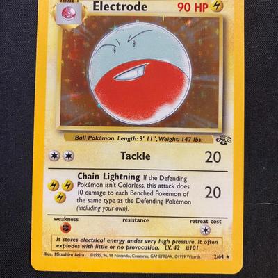 Electrode Holo Pokemon Card