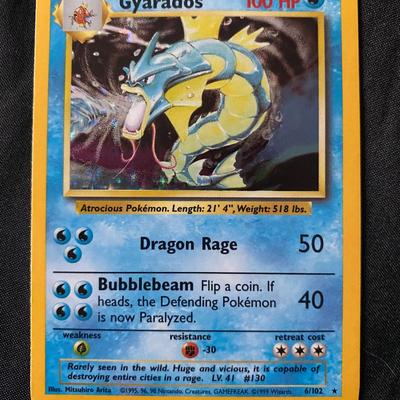 Pokemon Fossil Gyarados Hologram