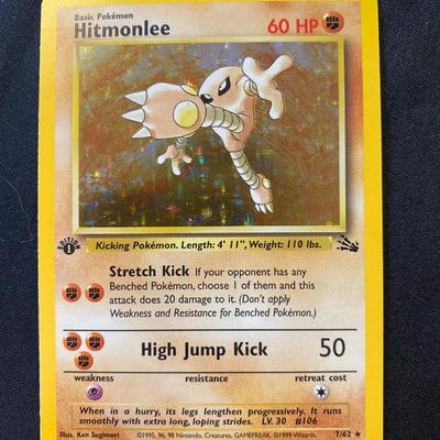 First Edition Hologram Hitmonlee