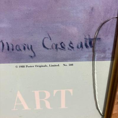 Sale Photo Thumbnail #226: 23x33. Class is broken in lower right hand corner