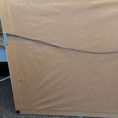 Sale Photo Thumbnail #261: Beautifully framed and matted floral by Elizabeth Blackadder. Frame measures 37.5“ x 30“ beautiful, gold, guild and white..