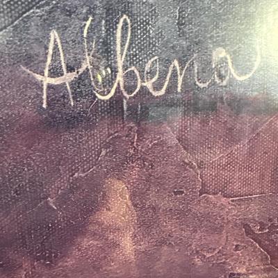 Sale Photo Thumbnail #263: This 36 in.² frame is incredible as is the floral print by Albena. Matted with inside frame, great