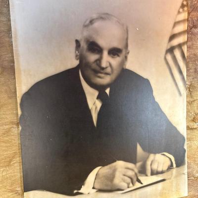 Sale Photo Thumbnail #279: photo of Senator bill Langer, North Dakota Republican senator. Very large photo