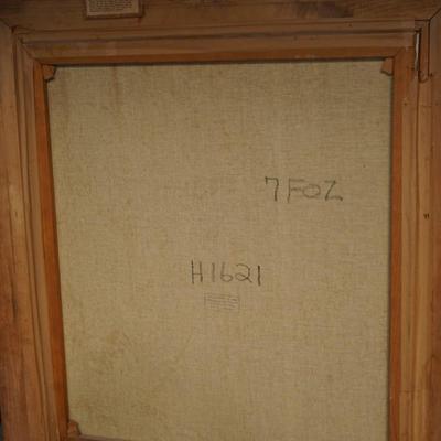 Sale Photo Thumbnail #271: oil on canvas of a woodland scene. 
Signed Henze which could be Ingfried Henze 1925-2013
  few alias names in his career.  The signature does read W. Henze but the works match online search of Ingfried Henze
This painting most likely of a Bavarian forest 