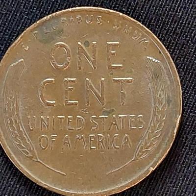 1945 S Lincoln Wheat Penny
