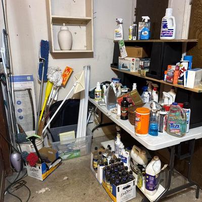 Sale Photo Thumbnail #49: - Left side of Main photo, table and shelving are not included. 

NO CHERRY PICKING or taking ONLY the items you want and leaving the rest or you will be banned! Please arrive with enough time to load. Bring boxes/any tools to assemble /dolly/people to he