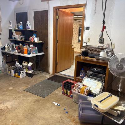 Sale Photo Thumbnail #47: - Left side of Main photo, table and shelving are not included. 

NO CHERRY PICKING or taking ONLY the items you want and leaving the rest or you will be banned! Please arrive with enough time to load. Bring boxes/any tools to assemble /dolly/people to he