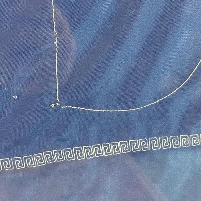 Sale Photo Thumbnail #322: Framed dad on fabric possibly looks like pillowcase, 22.5 x 18.5. Indian proverb measures 17 x 21