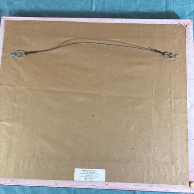 Sale Photo Thumbnail #359: Badlands? W/black frame 18.5x15.5. Blue matted frame is 19 x 15