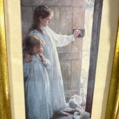 Sale Photo Thumbnail #365: See pics. Oval 15x21.5, small 7x13,wood frame 11.5 x 14