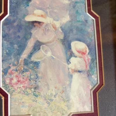 Sale Photo Thumbnail #364: See pics. Oval 15x21.5, small 7x13,wood frame 11.5 x 14