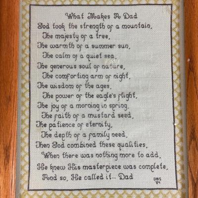 Sale Photo Thumbnail #374: Dad 13x16, welcome 12x24.5