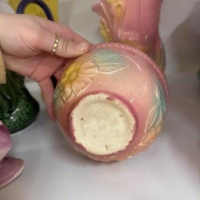 Sale Photo Thumbnail #819: Wall pocket, bowl, vase