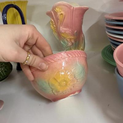 Sale Photo Thumbnail #820: Wall pocket, bowl, vase