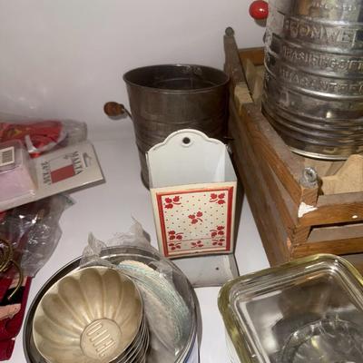 Sale Photo Thumbnail #1024: Egg trays, molds, matchbook holder, etc.