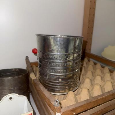 Sale Photo Thumbnail #1022: Egg trays, molds, matchbook holder, etc.