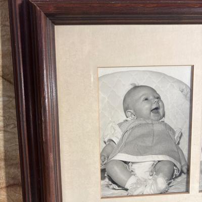 Sale Photo Thumbnail #431: Nicely framed memories through the years!. Frame measures 22” x 21”.