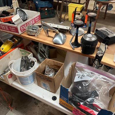 Sale Photo Thumbnail #166: - Tables and shelving are not included 

NO CHERRY PICKING or taking ONLY the items you want and leaving the rest or you will be banned! Please arrive with enough time to load. Bring boxes/any tools to assemble /dolly/people to help load/etc.
- Questions?