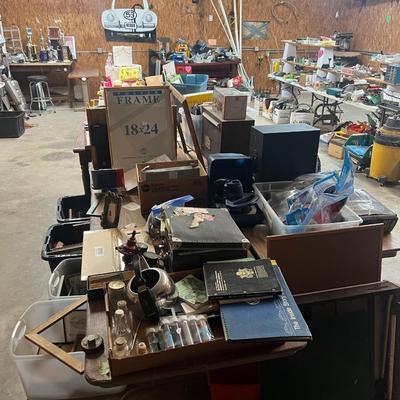 Sale Photo Thumbnail #191: - Tables are included 

NO CHERRY PICKING or taking ONLY the items you want and leaving the rest or you will be banned! Please arrive with enough time to load. Bring boxes/any tools to assemble /dolly/people to help load/etc.
- Questions? Call Shawn at 91
