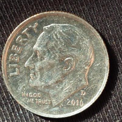2016-D Roosevelt Dime