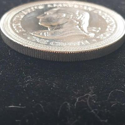 Isle of Man 1976 Bicentennial Crown coin