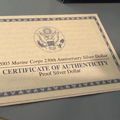 THREE Proof Silver Dollars Marines Iwo Jima Memorial