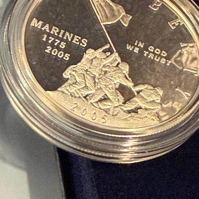 THREE Proof Silver Dollars Marines Iwo Jima Memorial