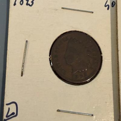 Indian Head Pennies Lot 6 Coins