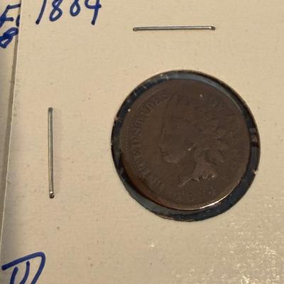 Indian Head Pennies Lot 6 Coins