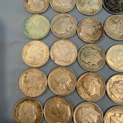 HUGE LOT 95 Roosevelt Silver Dimes All Pre 1965